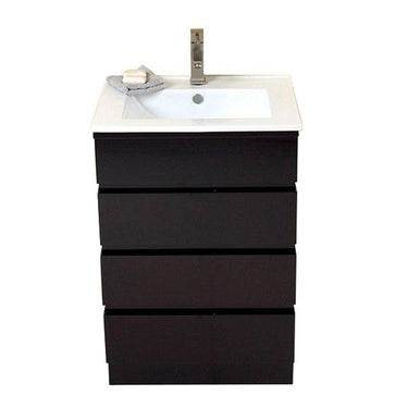 Eviva EVVN149-24ES Amato Bathroom Vanity 24 Inch Espresso Bathroom Vanity Eviva